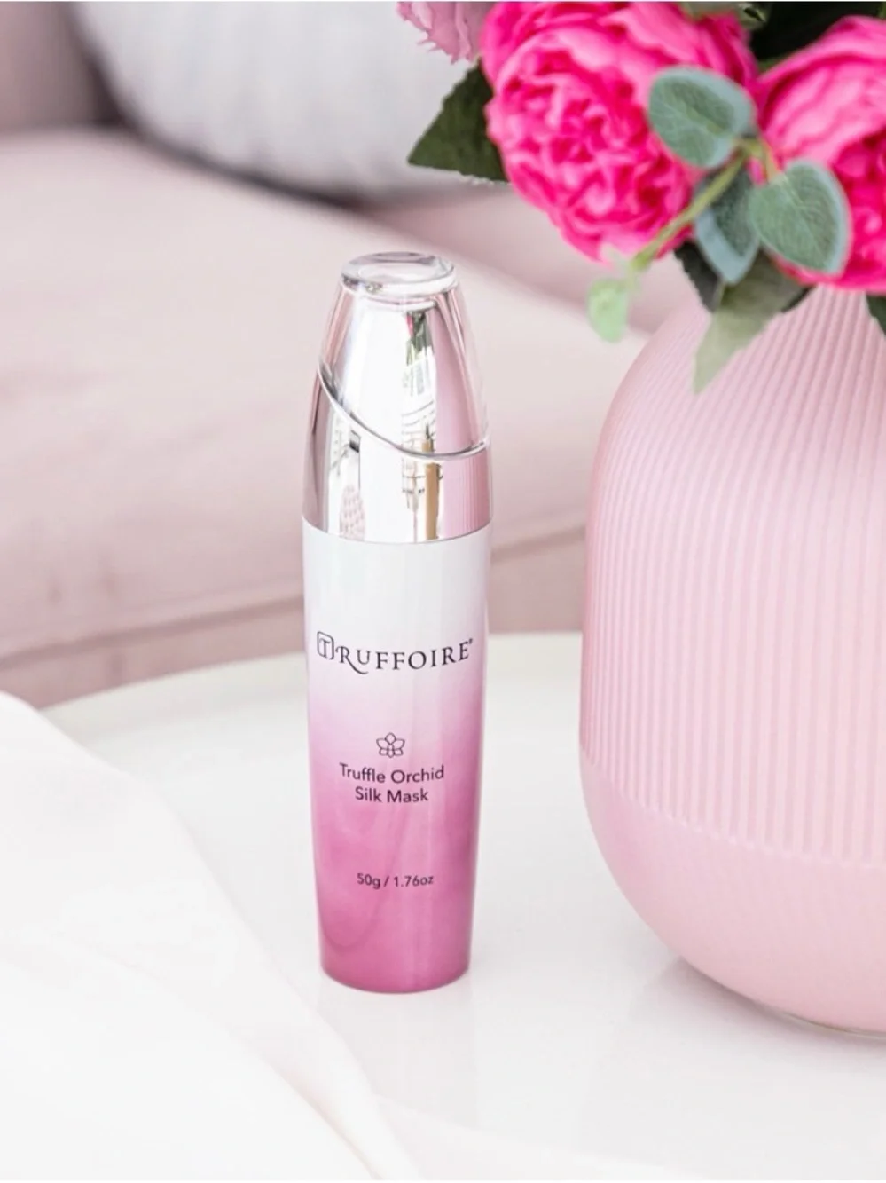 MSRP$2700 |  Truffoire Truffle Orchid Silk Mask NIB - PRICE IS FIRM.